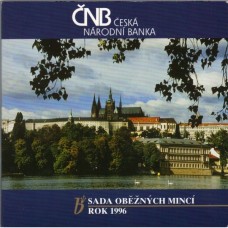 Sada oběžných mincí ČR 1996