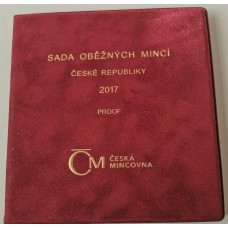 Sada oběžných mincí ČR 2017 PROOF