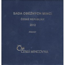 Sada oběžných mincí ČR 2012 PROOF