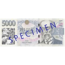 5000 Korun 2023 s přítiskem ČNB - 5000Kč