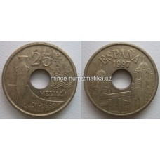 25 Ptas - Pesetas 1997 Spain