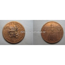 10h 1938 1/1 - 10 haléř První republika Československá
