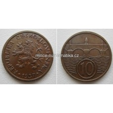 10h 1937 - 10 haléř První republika Československá