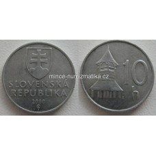 10 halier 2000 Slovensko