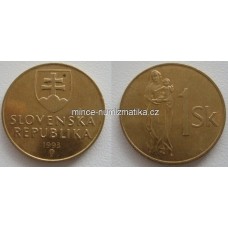 1 Sk 1993 Slovenská koruna
