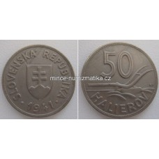 50 halierov 1941 Slovensko